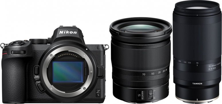 Technische Daten  Nikon Z5 + Z 24-70mm f4 + Tamron 70-300mm f4,5-6,3