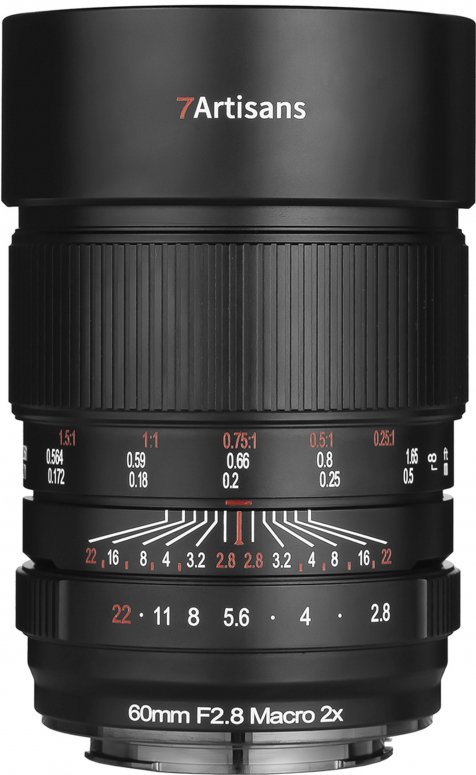 Accessoires  7Artisans 60mm f2,8 Macro 2X pour Canon RF