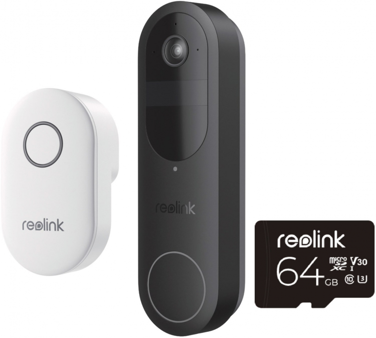 Reolink Bundle: D340B Doorbell + 64GB Storage