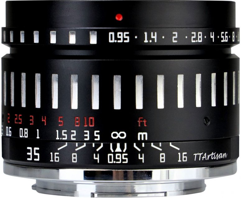 Technische Daten  TTArtisan 35mm f0,95 Nikon Z