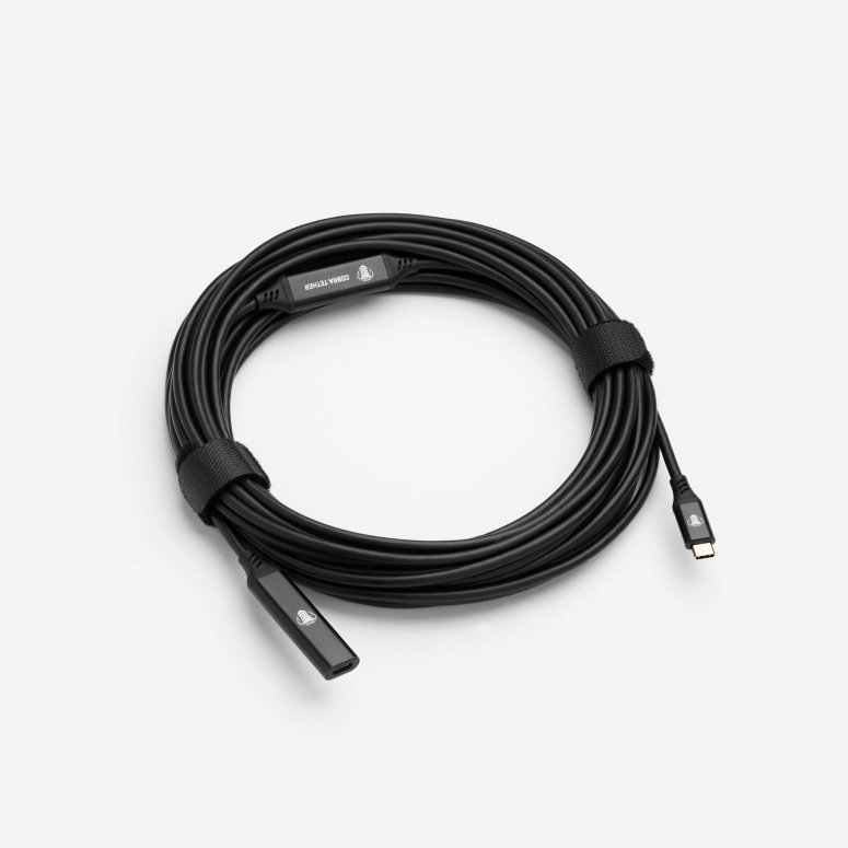 CobraTether Câble dextension USB-C 10m noir