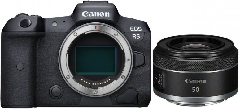 Technische Daten  Canon EOS R5 + Canon RF 50mm f1,8 STM