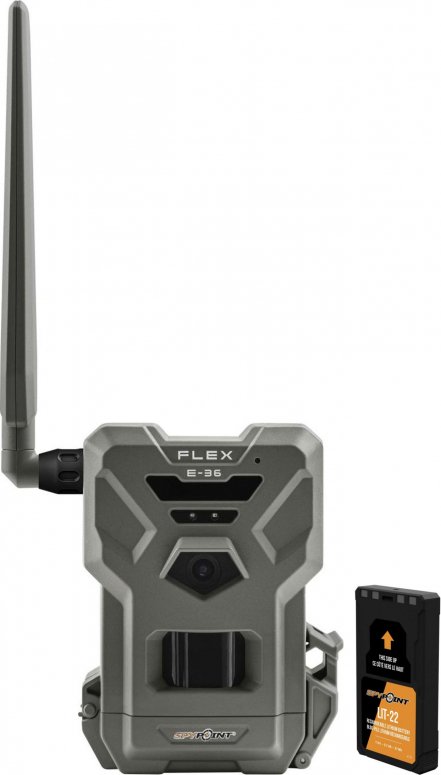 SPYPOINT FLEX E-36 game camera + LIT22 battery