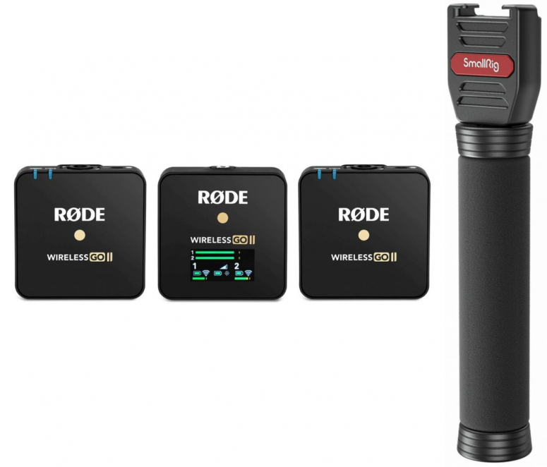 Rode Wireless Go II + SmallRig 3182 RODE Handle