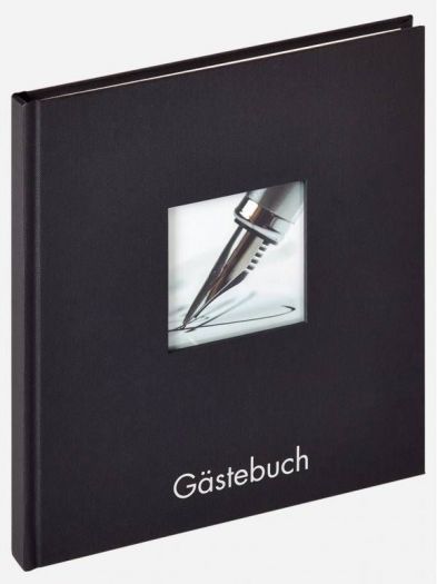 Walther GB-205-B Fun Gästebuch 23x25 cm schwarz