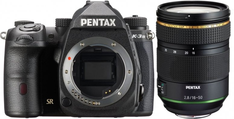 Zubehör  Pentax K-3 Mark III schwarz + HD DA 16-50mm f2,8 ED PLM AW