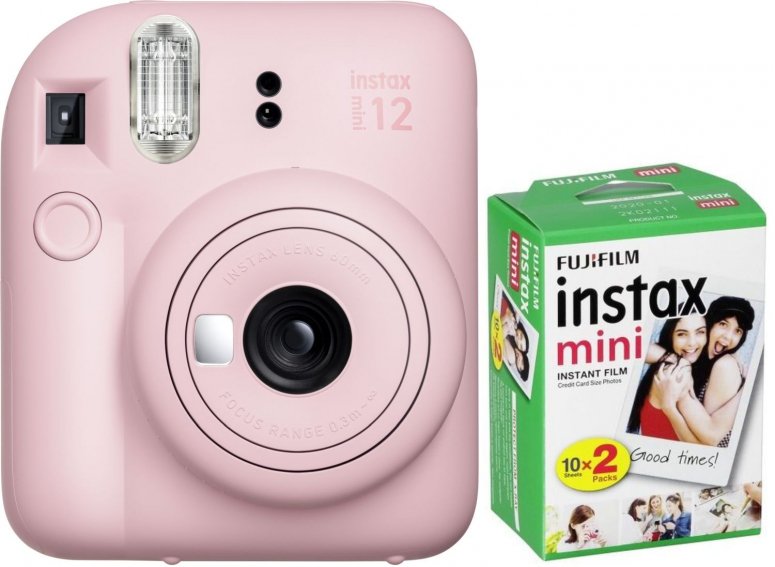 Fujifilm Instax Mini 12 blossom pink +Mini Film DP