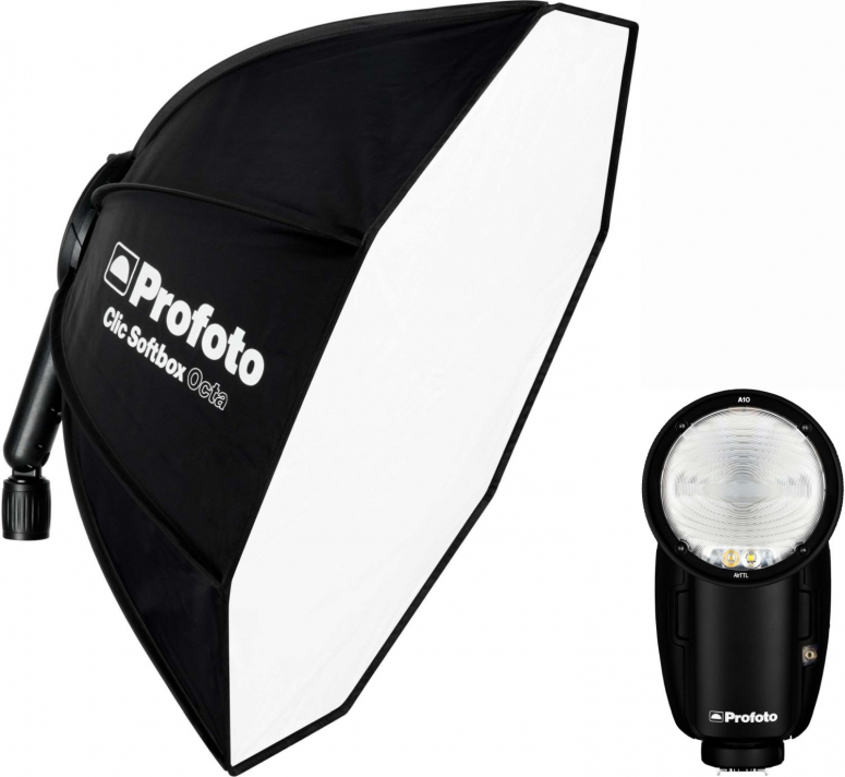 Profoto A10 AirTTL Canon + Profoto Clic Softbox Octa