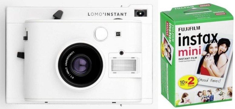 Lomography LomoInstant Mini Blanc + Instax Mini Film DP