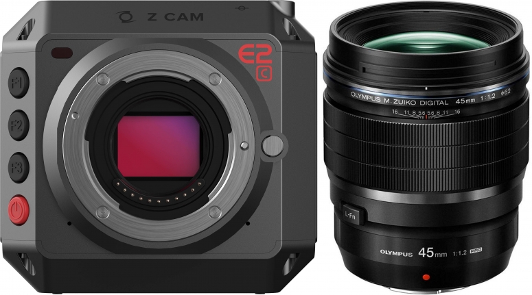 Z-Cam E2C + Olympus M.Zuiko Digital ED 45mm f1,2 PRO