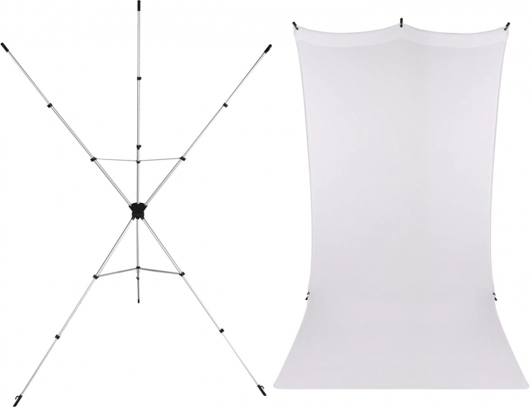 Rollei Kit de fond X-Drop y compris fond blanc 3m
