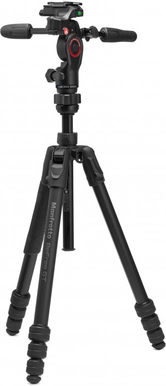 Caractéristiques techniques  Manfrotto Befree GT PRO trépied en aluminium à 3 voies