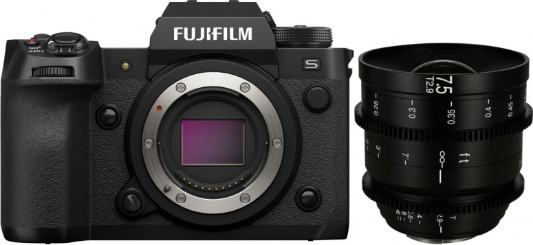 Zubehör  Fujifilm X-H2 S + LAOWA 7,5mm f2,9 Zero-D S35 Cine