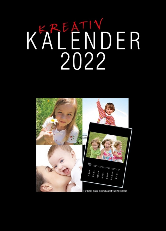 Kalender 2022 zum Selbstgestalten für 20x30 Fotos