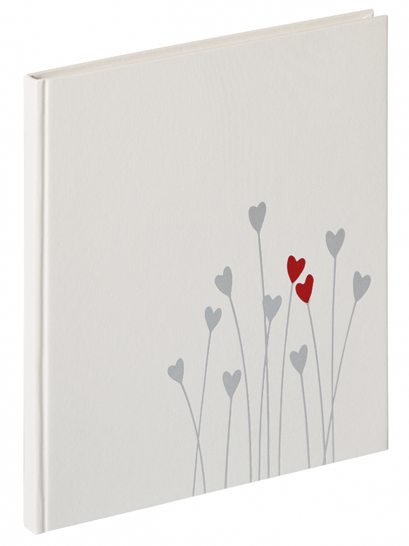 Technical Specs  Walther GB-202 Guestbook Bleeding Heart 72 pages 23x25cm