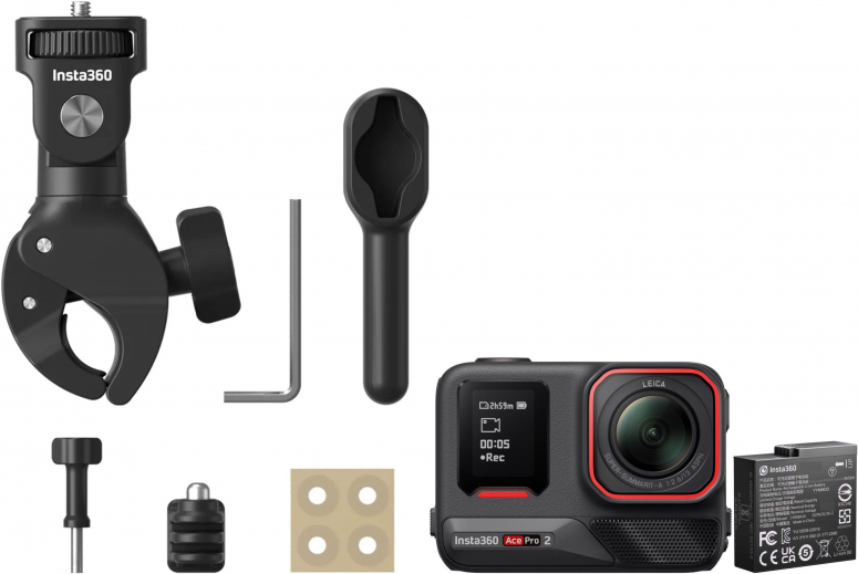 INSTA360 Ace Pro 2 Single Battery Motorrad-Bundle