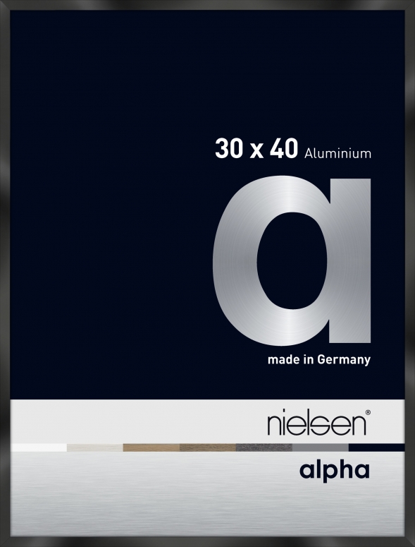 Nielsen Alpha schwarz glanz 30x40cm 1630016