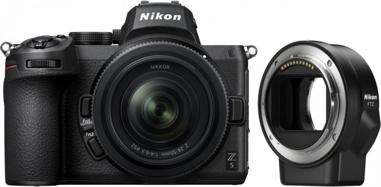 Nikon Z5 + 24-50mm f4,0-6,3 + FTZ-Adapter