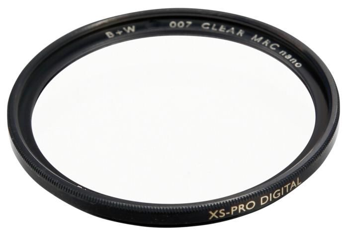 B+W Schutz-Filter Clear Filter 007 MRC Basic 82mm 16x vergütet, Professional 