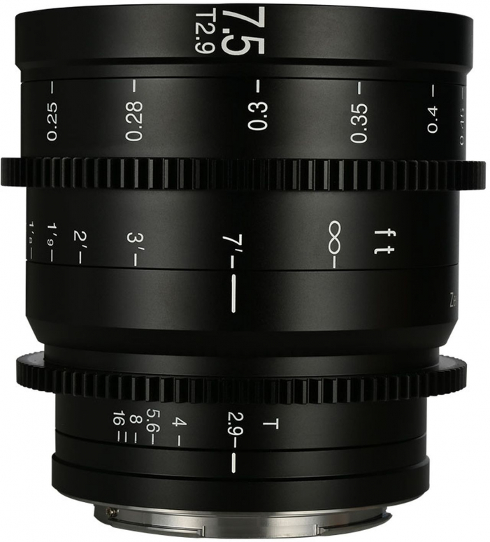 Technical Specs  LAWOA 7.5mm f2.9 Zero-D S35 Cine for Nikon Z