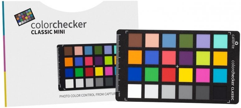 Caractéristiques techniques  Calibrite ColorChecker Classic Mini