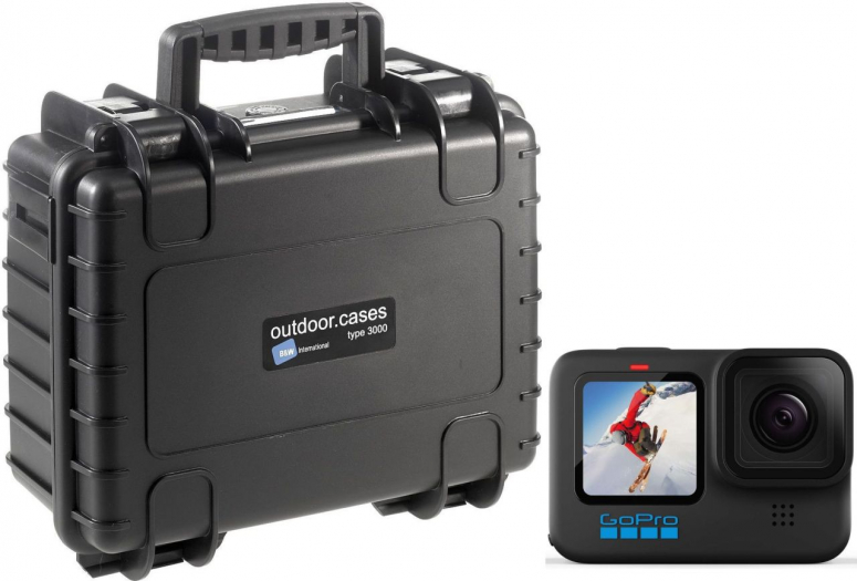 Technische Daten  GoPro HERO10 Black + B&W Case Typ 3000 schwarz