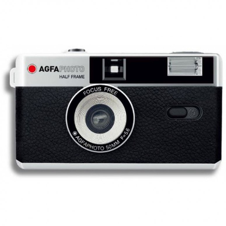 AgfaPhoto Reusable Half Frame Photo Camera schwarz