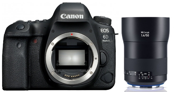 Zubehör  Canon EOS 6D Mark II + ZEISS Milvus 50mm f1,4
