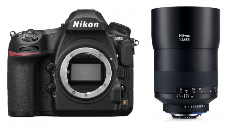 Zubehör  Nikon D850 + ZEISS Milvus 85mm f1,4