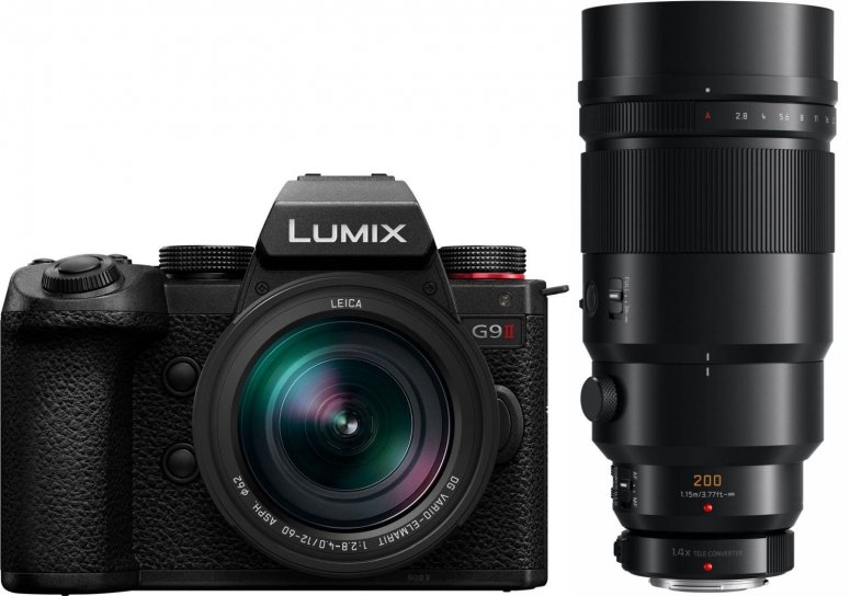 Zubehör  Panasonic Lumix G9 II + Leica 12-60mm + Leica DG Elmarit 200mm f2,8 