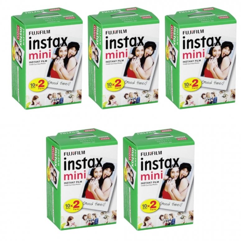 Fujifilm Instax Mini Film DP 5er Pack 100 Bilder