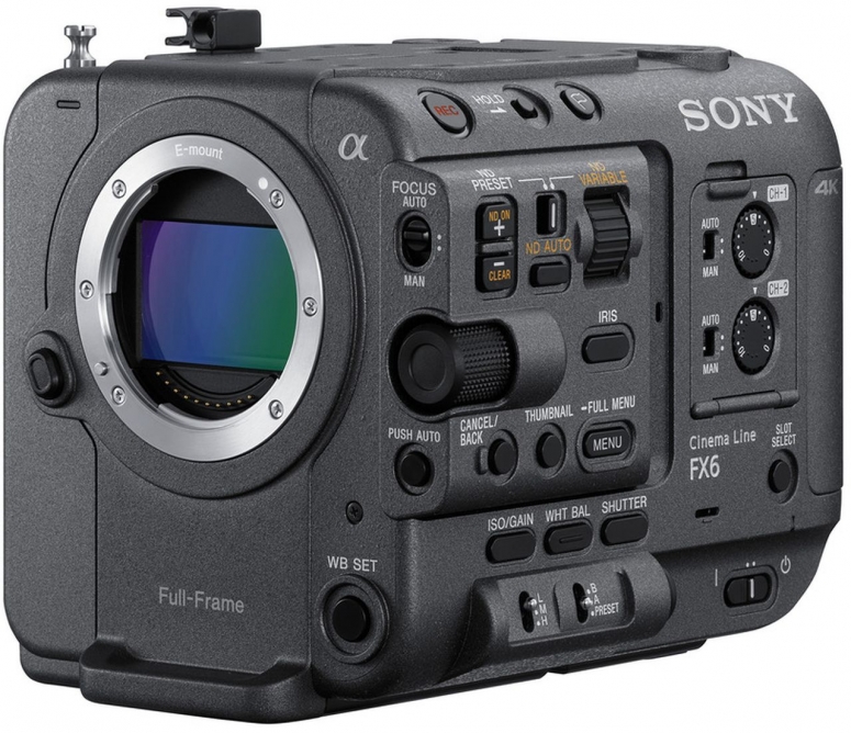 Sony ILME-FX6V camcorder with E-mount system