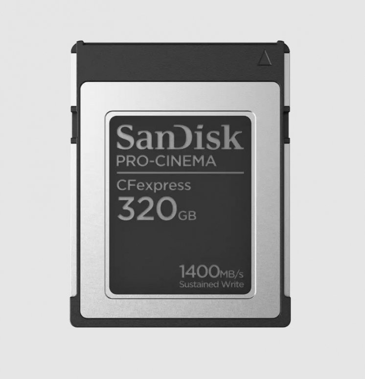 SanDisk Pro Cinema CFexpress Card Type B 320GB