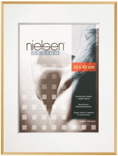 Nielsen Pixel Alurahmen 13x18 gold glänzend