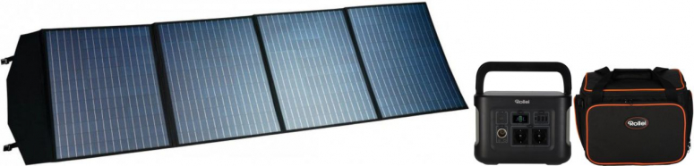 Rollei Power Station 500 + Solar Panel 200W + Tasche