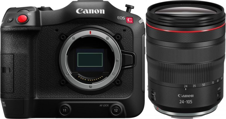 Zubehör  Canon EOS C70 Camcorder + RF 24-105mm f4 L IS USM