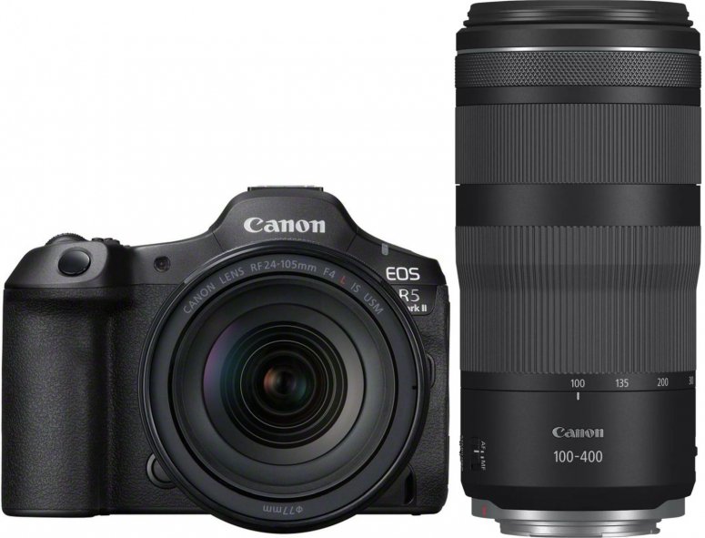 Technische Daten  Canon EOS R5 II + RF 24-105mm f4 L IS USM + RF 100-400mm f5,6-8 IS USM