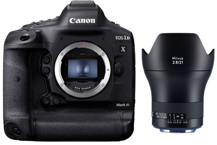 Zubehör  Canon EOS-1D X Mark III + ZEISS Milvus 21mm f2,8