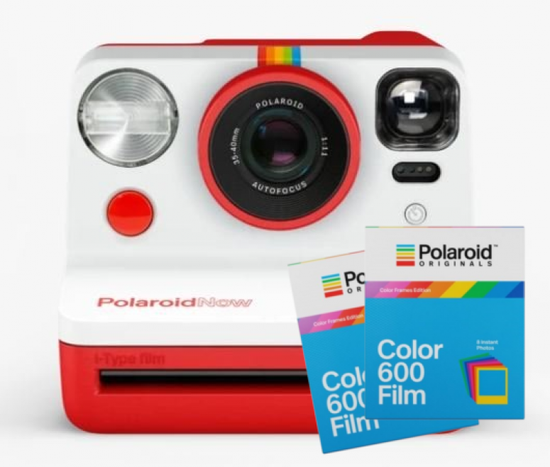 Polaroid Now Gen2 Kamera Rot + 600 Color Frames 8x 2er Pack