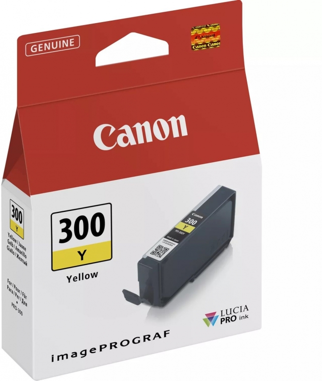 Caractéristiques techniques  Canon PFI-300Y encre jaune
