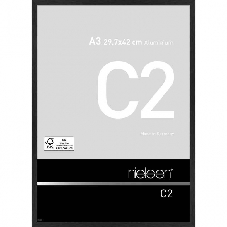 Nielsen C2 29,7X42cm schwarz matt
