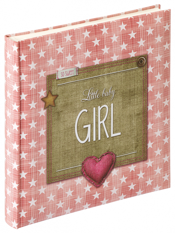 Walther Little Baby Girl UK-100-R Babyalbum 28x30,5cm rosa