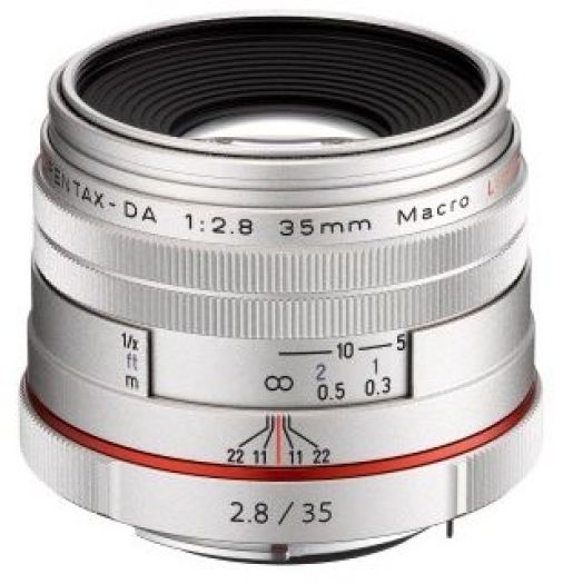 Pentax DA 35mm f2.8 Macro HD Limited Edition silver