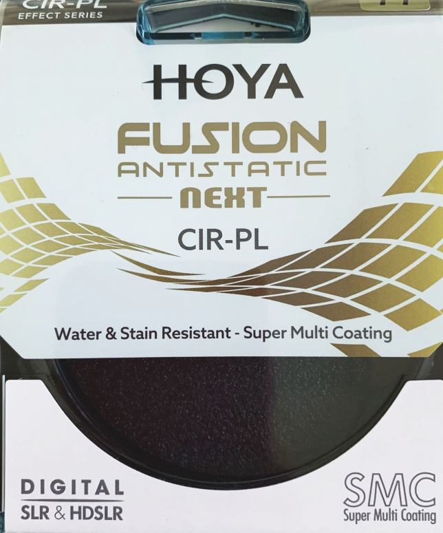 Caractéristiques techniques  Filtre polarisant circulaire Hoya Fusion Antistatic Next 55mm