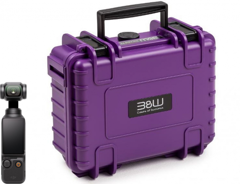 DJI Osmo Pocket 3 + B&W Case Type 500 Violet
