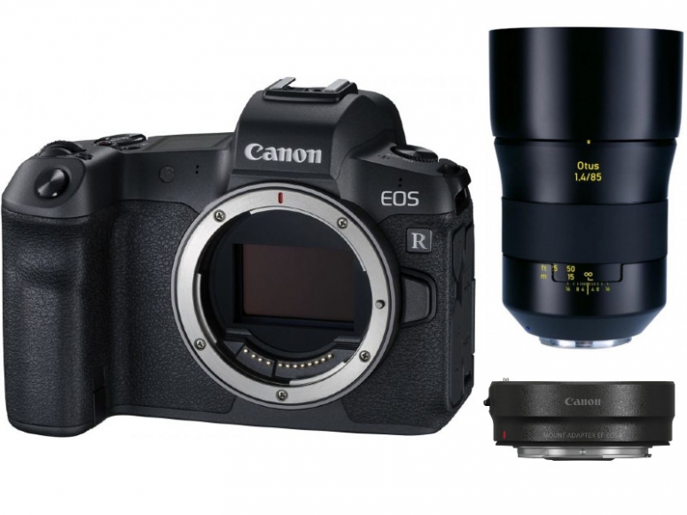 Caractéristiques techniques  Canon EOS R + adaptateur EF + ZEISS Otus 85mm f1,4