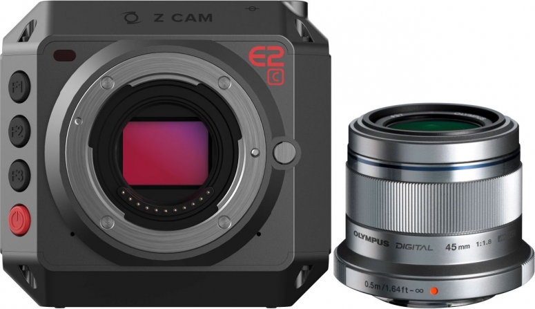 Z-Cam E2C + Olympus M.Zuiko Digital 45mm f1,8 argenté
