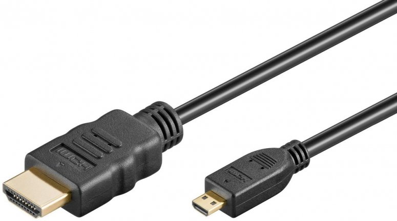 High Speed HDMI A zu HDMI D Micro Kabel 2m