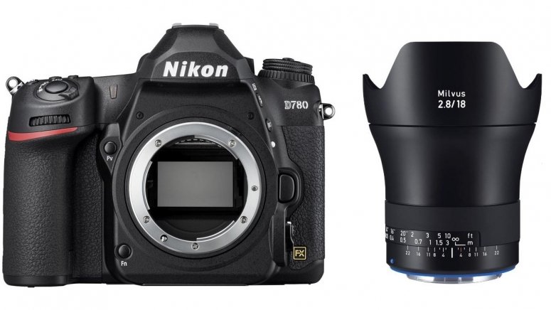 Zubehör  Nikon D780 + ZEISS Milvus 18mm f2,8