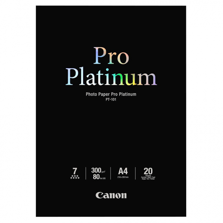 Canon PT-101 Pro Platinum A4 20 sheets 300g